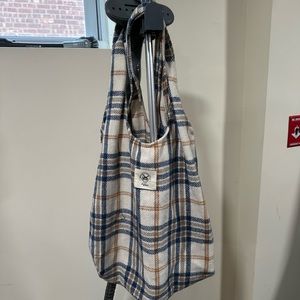 Plaid tote
